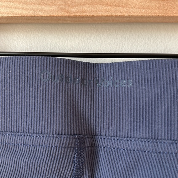 NEW Outdoor Voices Ribbed Kick Flare in Dark Sky XXS - Picture 5 of 6